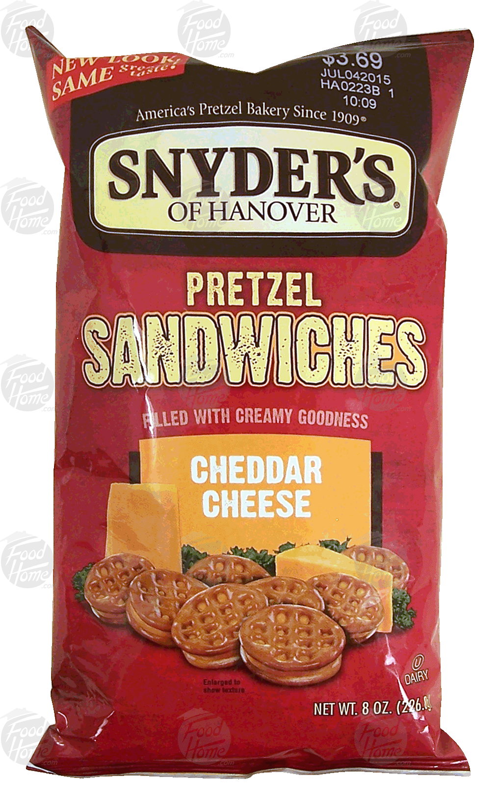 Snyder's Of Hanover Pretzel Sandwiches cheddar cheese Full-Size Picture